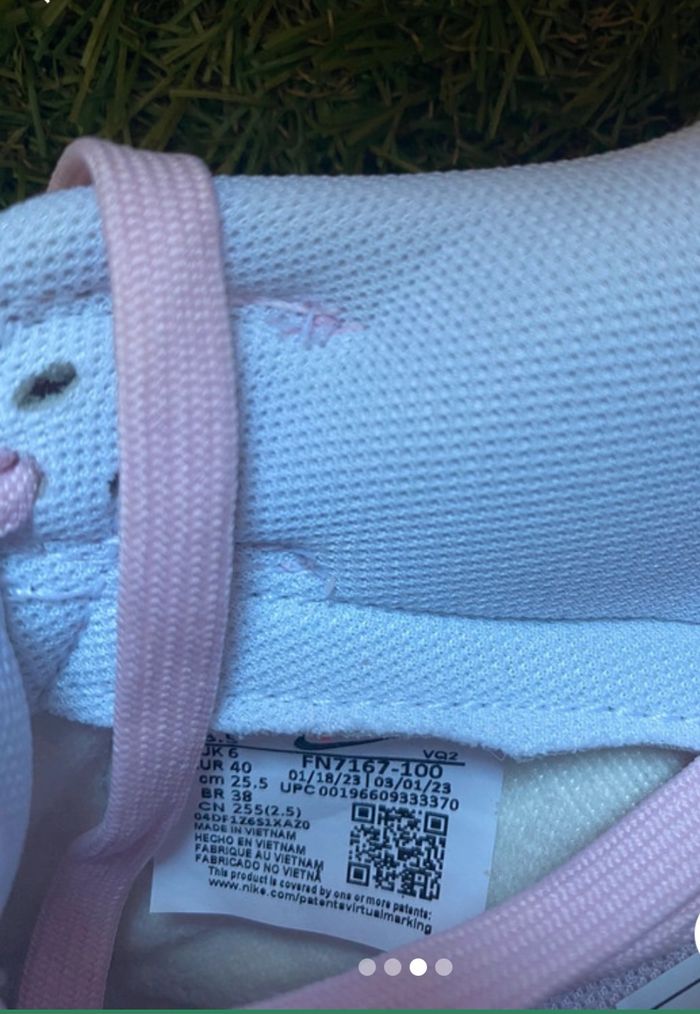 Nike dunk low pink corduroy - photo numéro 5