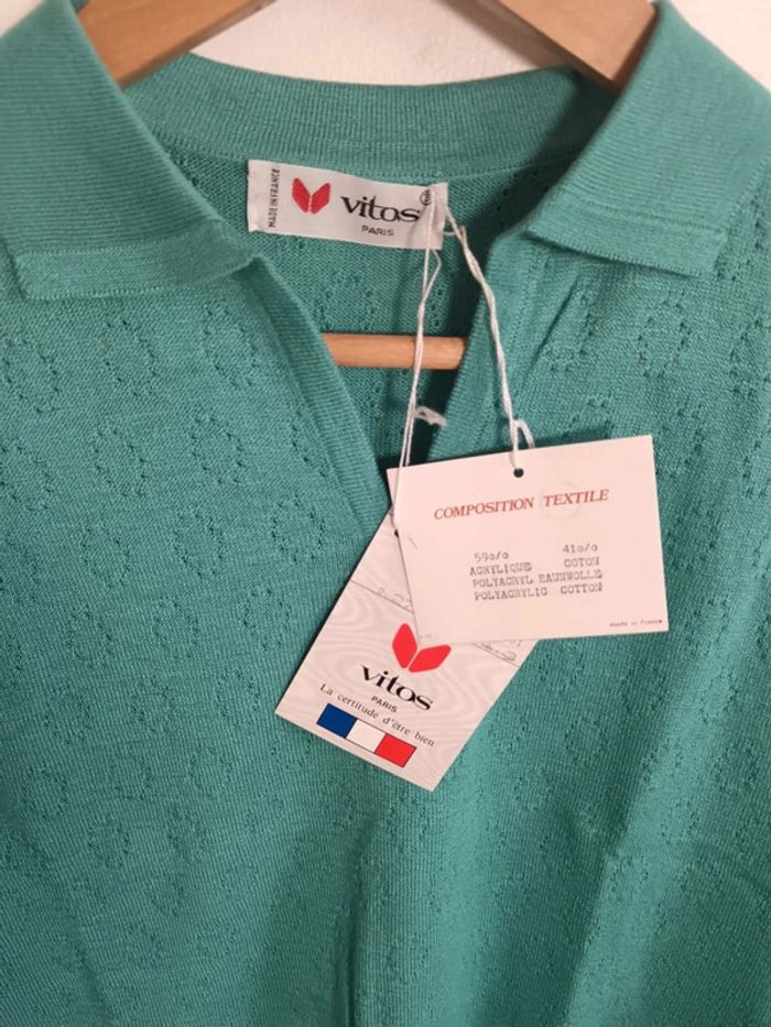 C27 blouse bleu Vitos T3 - photo numéro 3