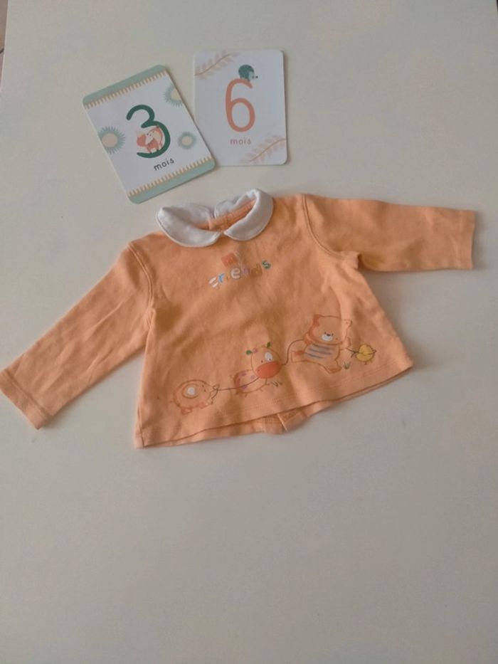 Pyjama 2 pièces bébé Prénatal 3-6 mois - photo numéro 3