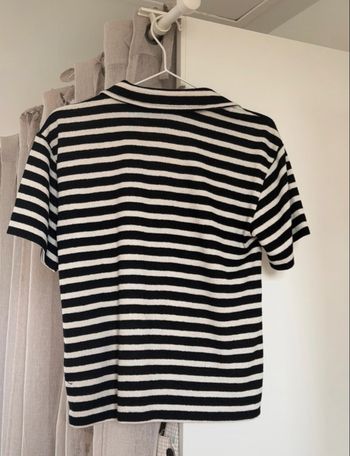 Teeshirt rayé noir et blanc 