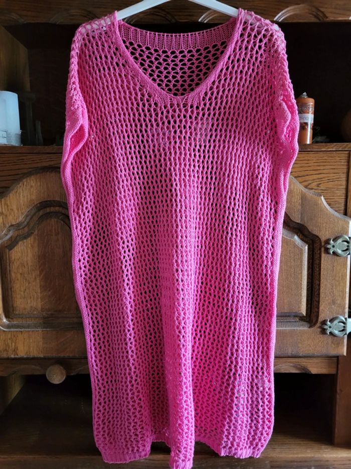 Gilet à trou manches courtes