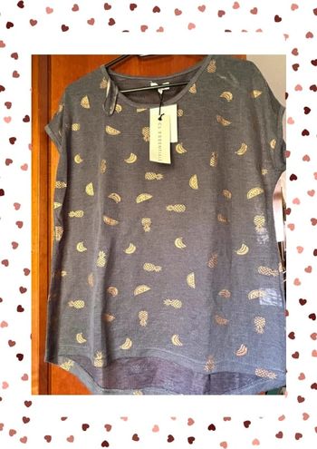 T-shirt gris ananas 40 neuf avec étiquette