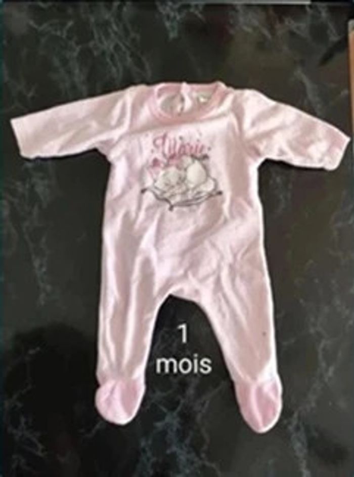 Pyjama marie doux 1 mois