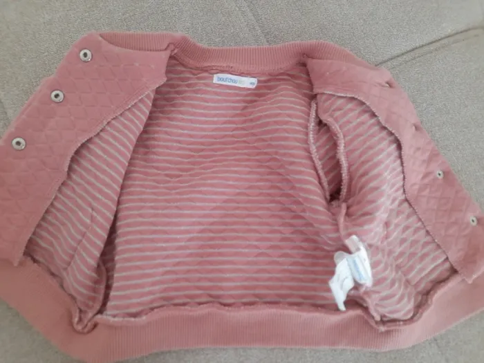 Gilet molletonné bb fille 6 mois - photo numéro 5