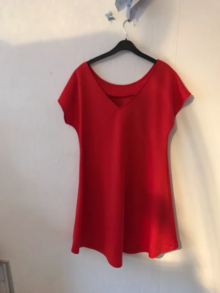Robe amples rouge M - photo numéro 3