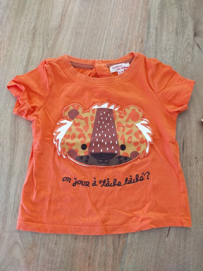 Lot de 3 t-shirts félins 18 mois - photo numéro 4