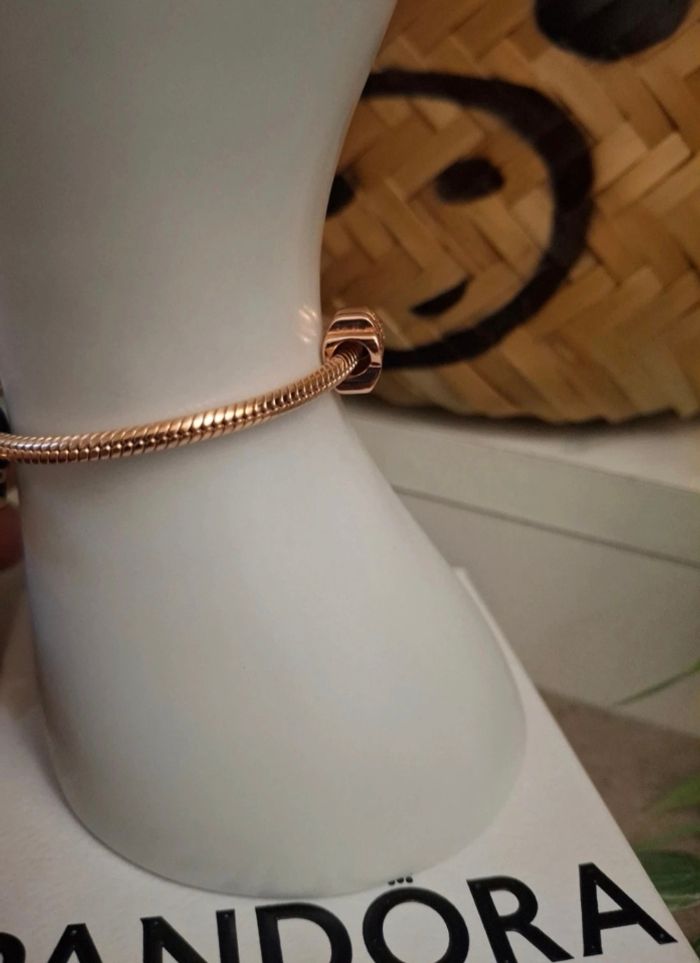 Charm patte de chien or rose - photo numéro 4