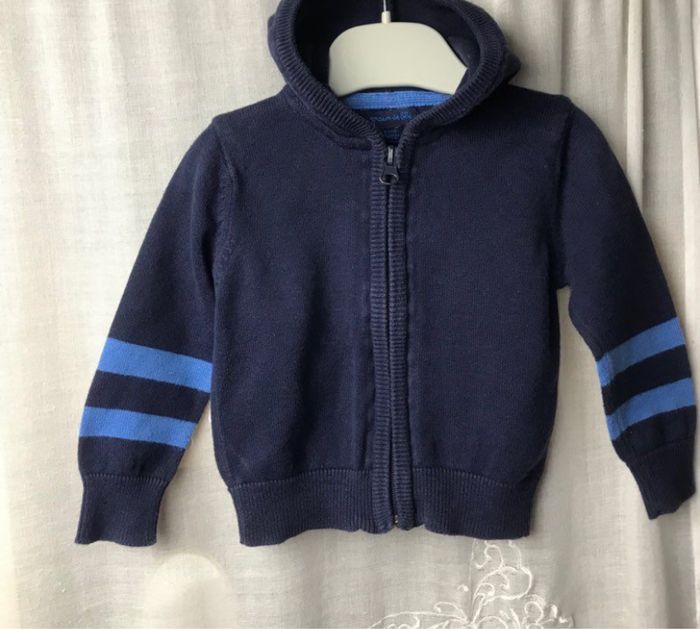 Gilet à capuche 6 mois Grain de blé