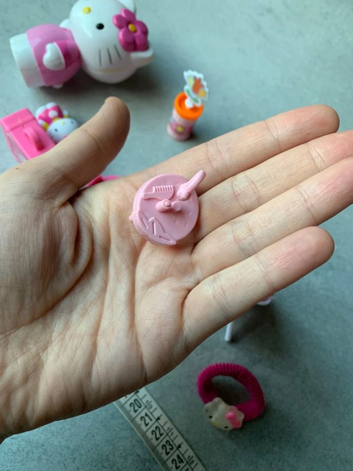 Lot hello kitty maman et fille valise parasol fleur élastique cheveux - photo numéro 12