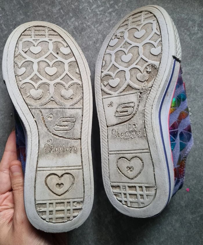 Skechers lumineuses fille p28.5 - photo numéro 5