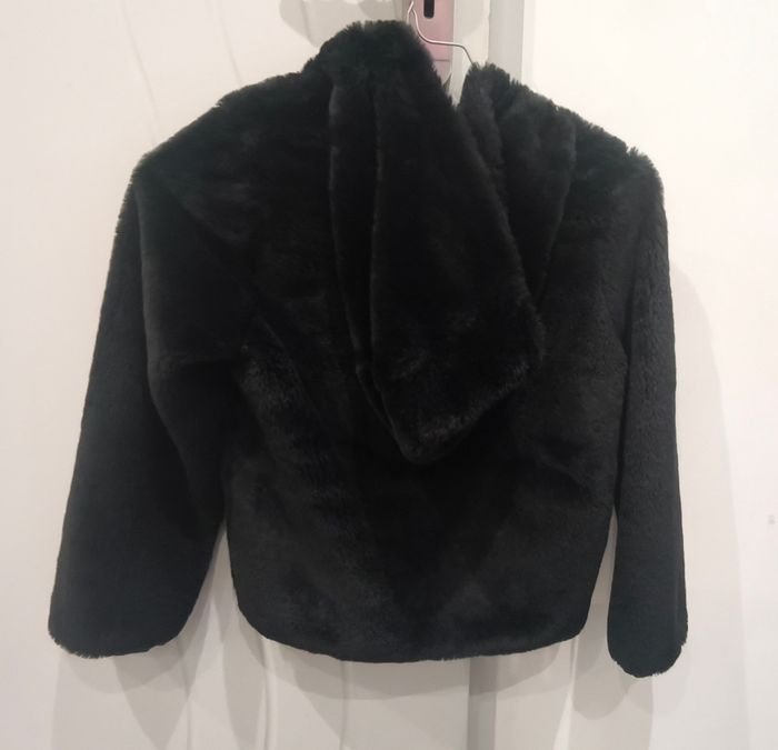 Manteau veste doudoune fourrure fille 8 ans - photo numéro 2