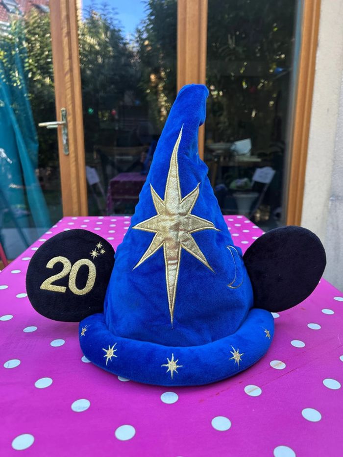 Chapeau magicien oreilles de Mickey Disneyland Paris 20 eme anniversaire