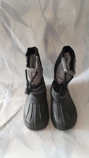 Bottes de neige noires – enfant