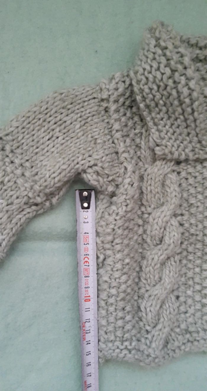 Gilet en laine 0-1-2 mois fille - photo numéro 9