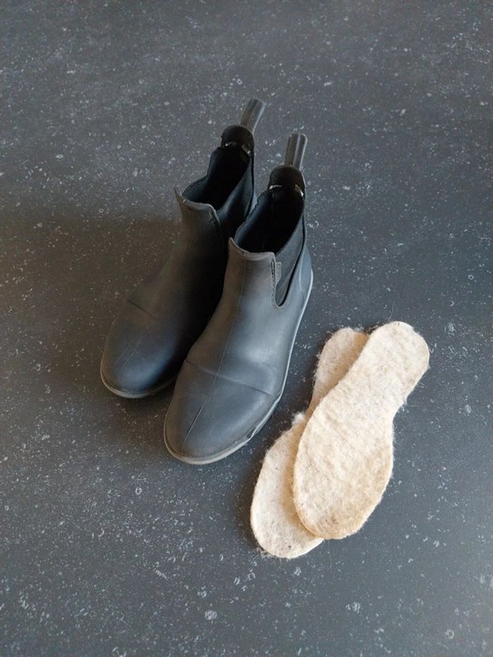 Boots fouganza p 32 avec semelle laine