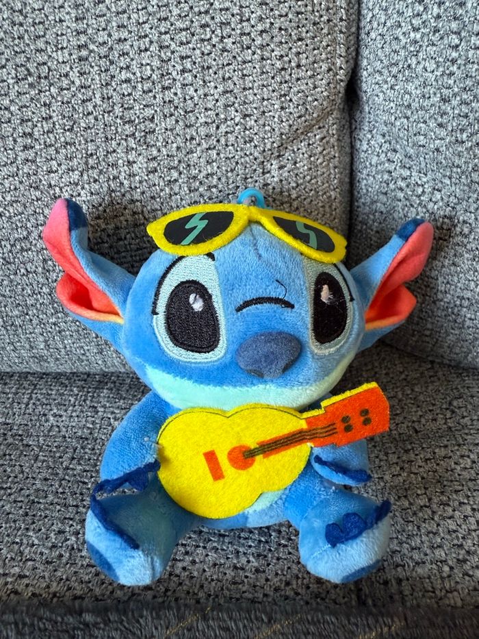 Peluche porte clé Stitch bleu