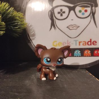 My Littlest Petshop LPS chien papillon 219 butterfly dog #geektradelpschien