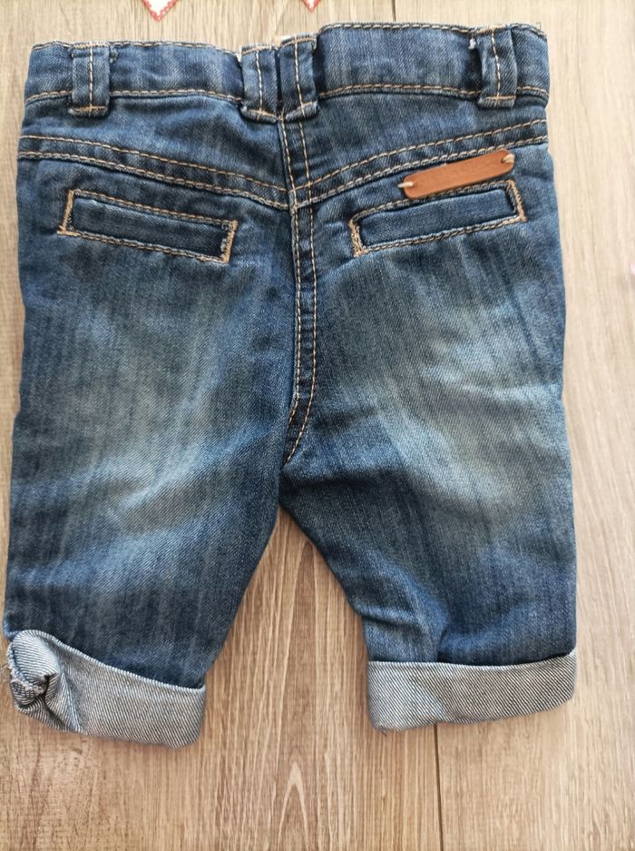 Pantacourt jean 3 mois - photo numéro 2