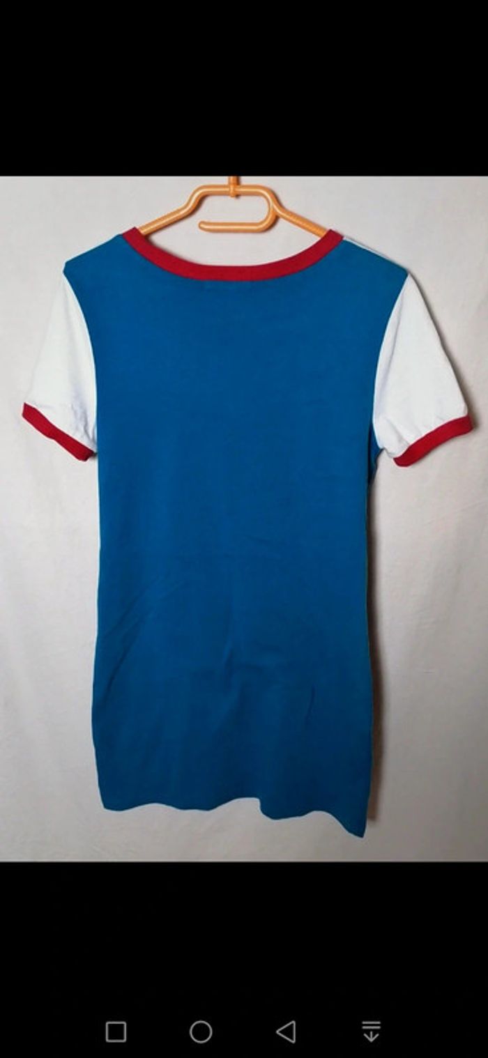 Robe courte sport skate bleu blanc rouge Taille XS Vans - photo numéro 8