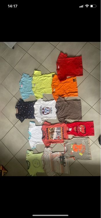 Lot t-shirt été garçon 3 ans orchestra/ kid kanaï/ Gemo