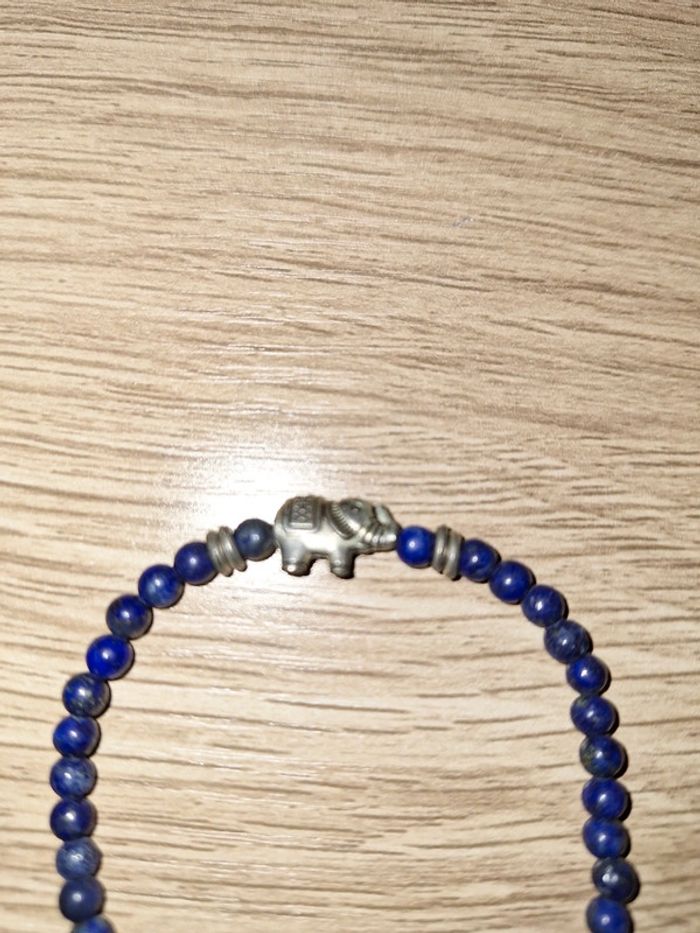 Bracelet en lapis-lazuli - photo numéro 2