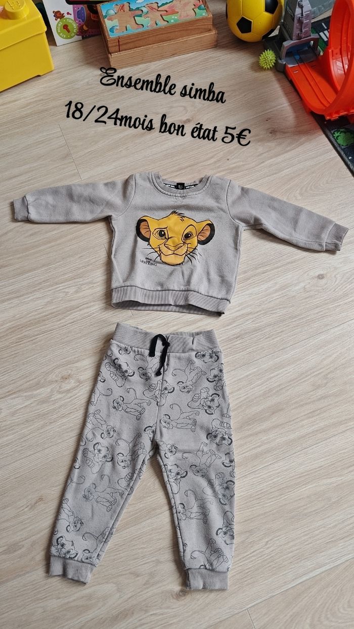 Ensemble Simba 18/24mois 92cm