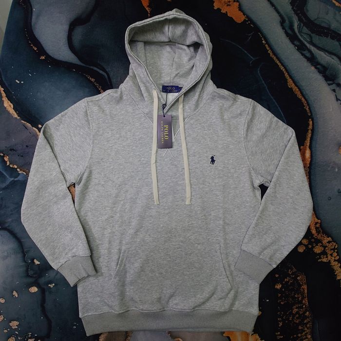 Sweat à capuche Ralph Lauren - Taille L - Couleur gris logo brodé - NEUF - photo numéro 2