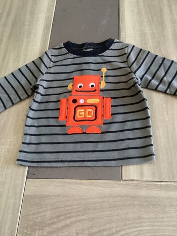 T-shirt manche longue coton taille 6 mois