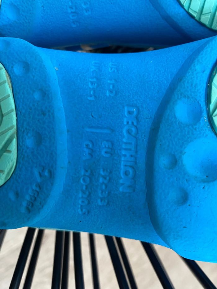 Chaussure Sabot Piscine enfant CLOG 500 Tiger Bleu - photo numéro 3