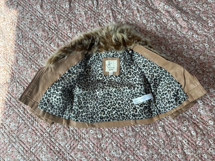 Veste river island mini 3/6mois neuve camel - photo numéro 3