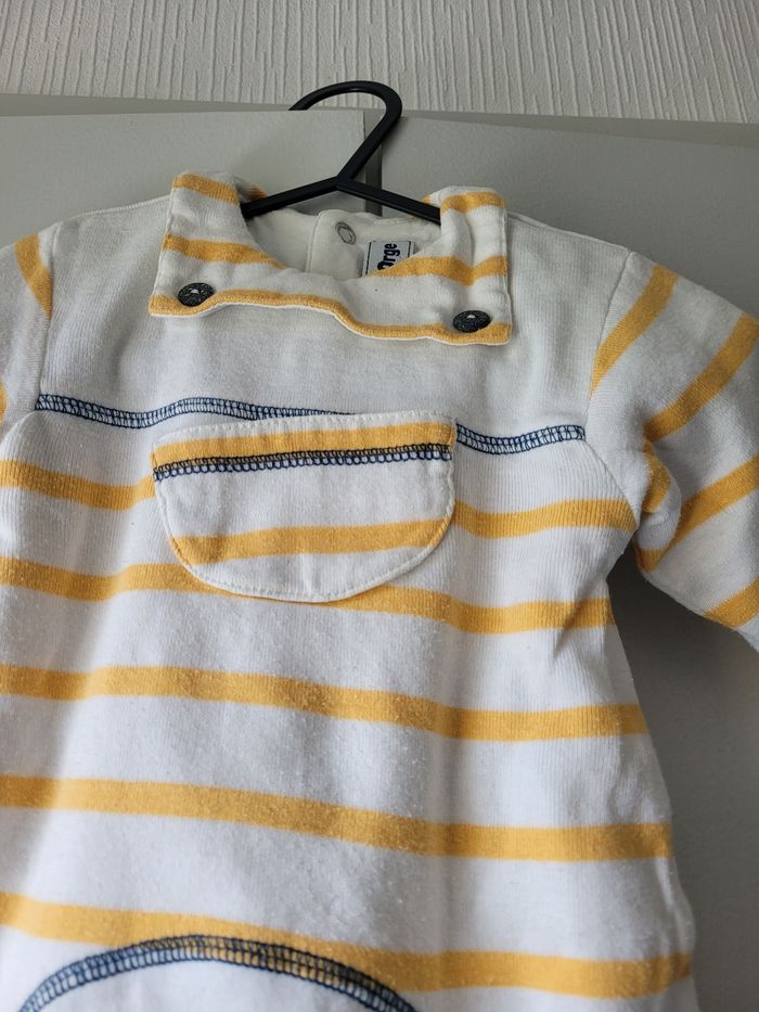 Combi doublée 3 mois 60 cm Sucre d'orge - photo numéro 4