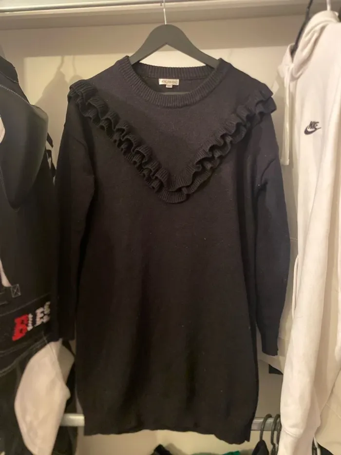 Robe pull noir M/L - kilibbi
