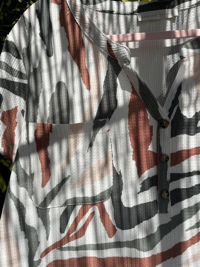 T-shirt Armand Thiery zébré 44 - photo numéro 3