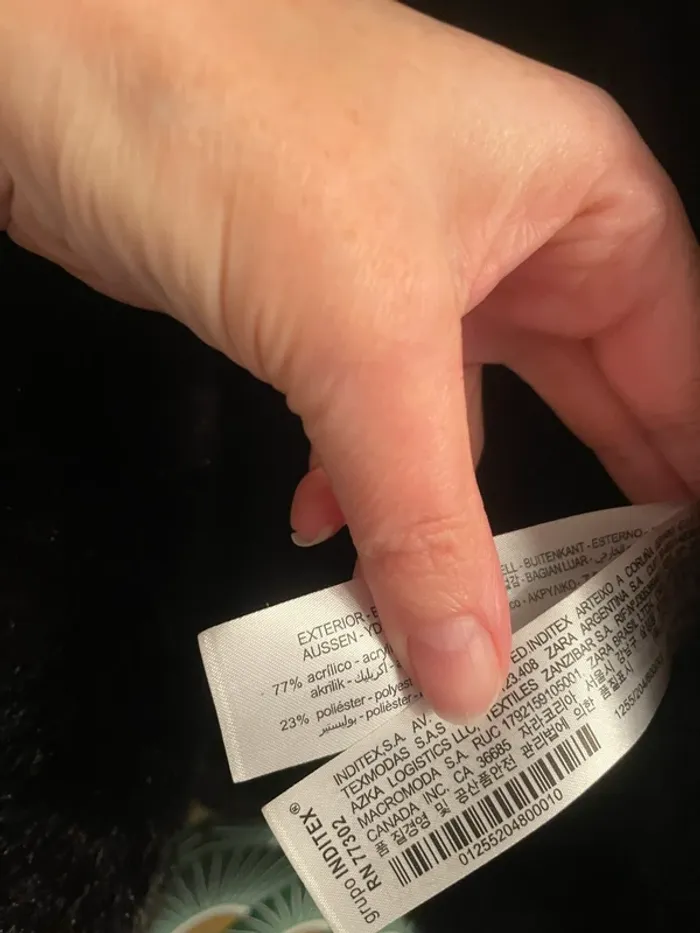 Manteau mi long  fausse fourrure, Zara, taille oversize - photo numéro 9