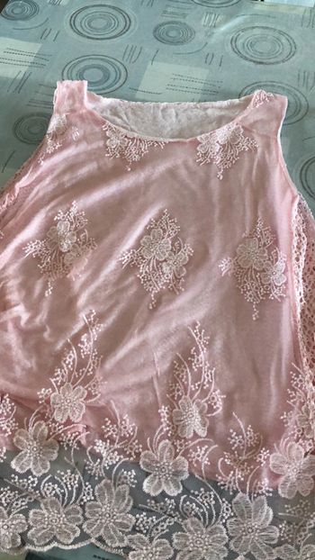 Débardeur rose clair M doublé