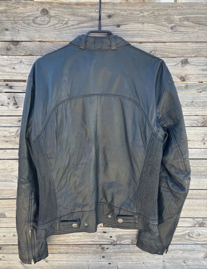 Veste en cuir style moto pour femme noir Segura en cuir taille s - photo numéro 6