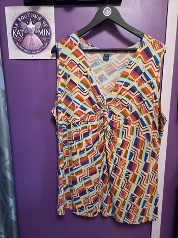 Blouse sans manches T48 M&S mode