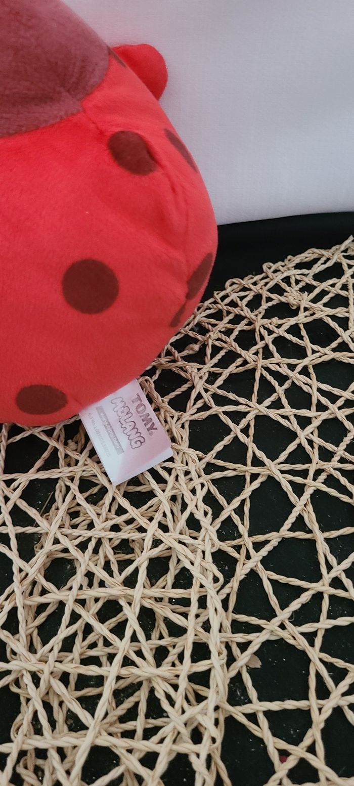 Peluche Molang le poussin piu piu déguisé en coccinelle - photo numéro 3