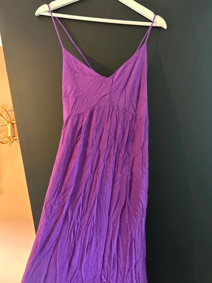 Robe longue violette kiabi - photo numéro 2