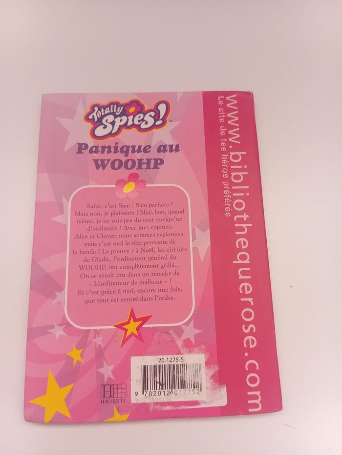 Roman Totally spies Panique au Whoop Bibliothèque Rose - photo numéro 2