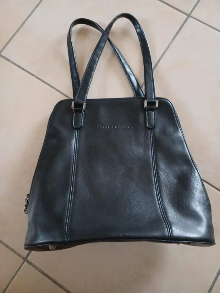 Sac simili noir bamboo & co - photo numéro 2