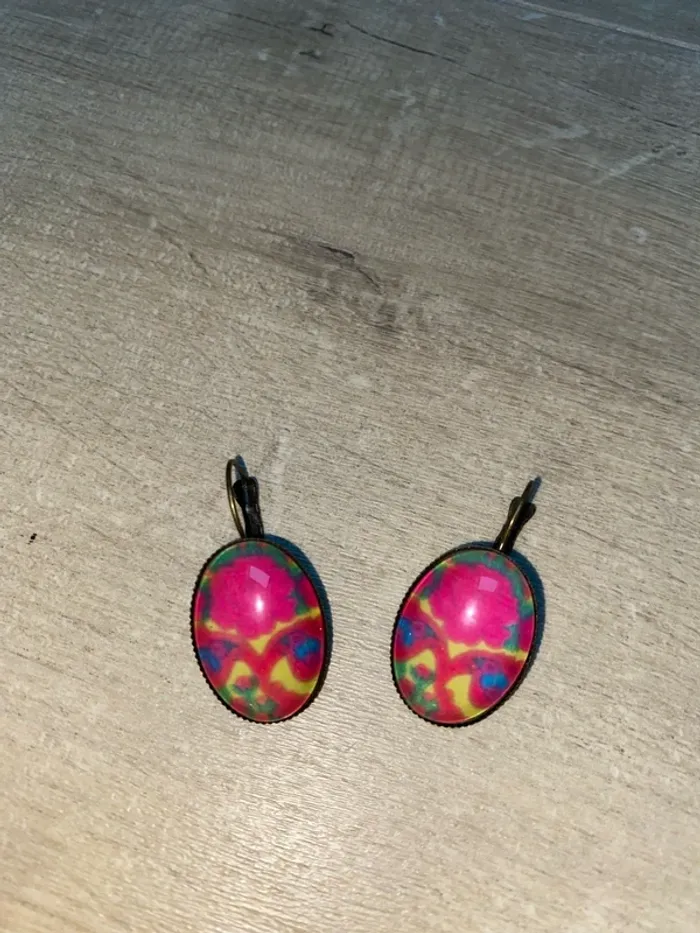 Boucles d’oreilles fleurs