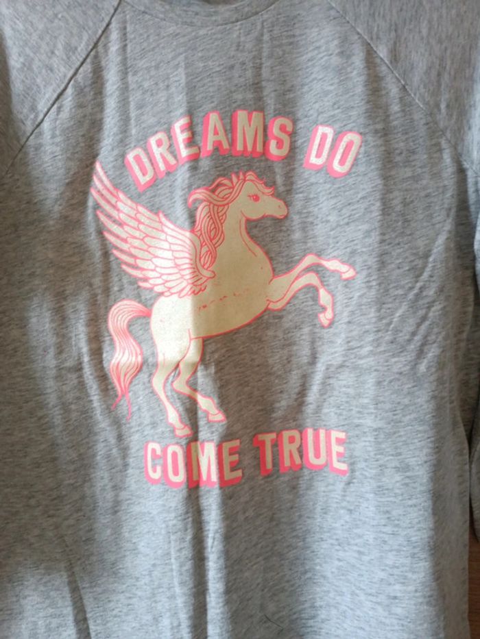 63. T-shirt neuf licorne H&M 158-164 12-14ans - photo numéro 3