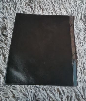 Protège cahier noir