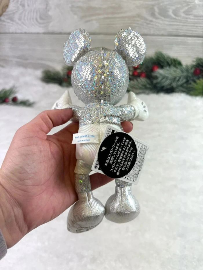 Peluche d’épaule Disney Mickey Sequin argent 20th anniversary Tokyo Disneyland - photo numéro 18