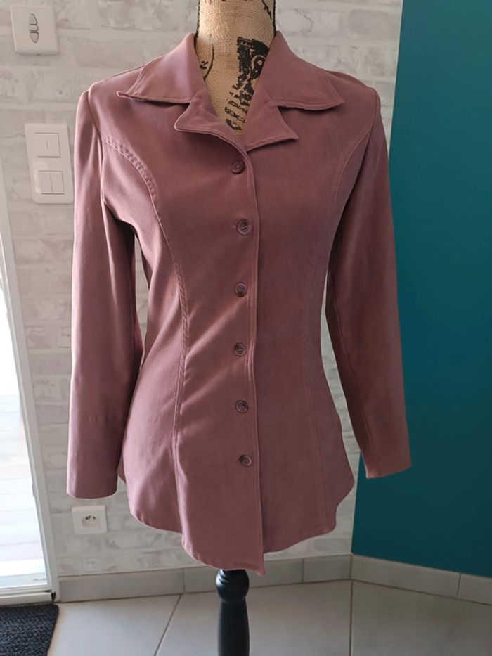 Veste chemise velours