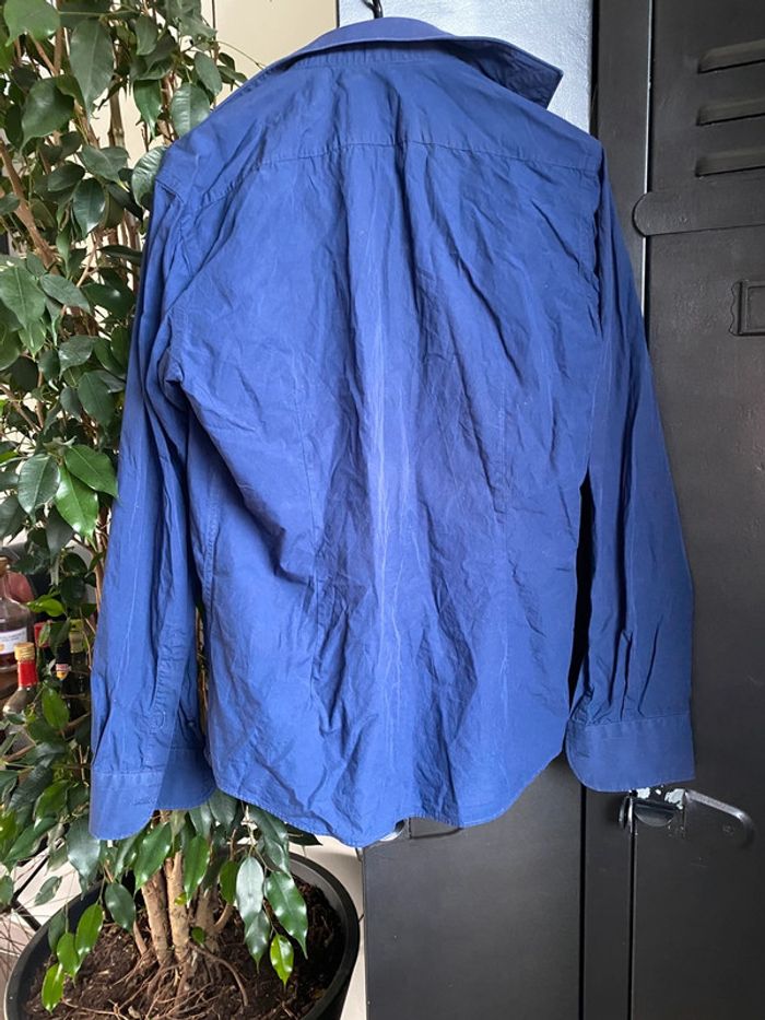 Chemise homme, bleu marine, taille 40 , Fusaro - photo numéro 5