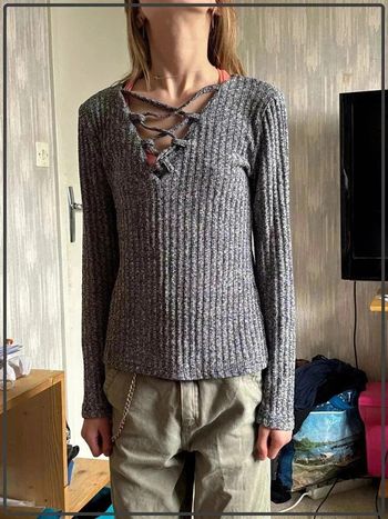Top manche longue taille 38