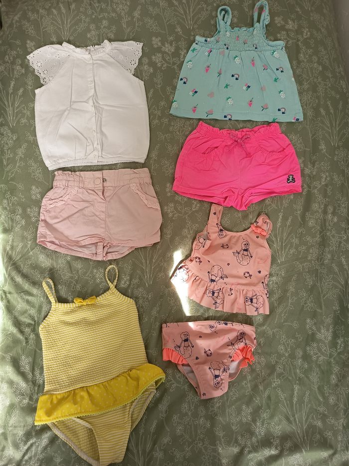 Lot vêtements été fille 12  mois - photo numéro 3