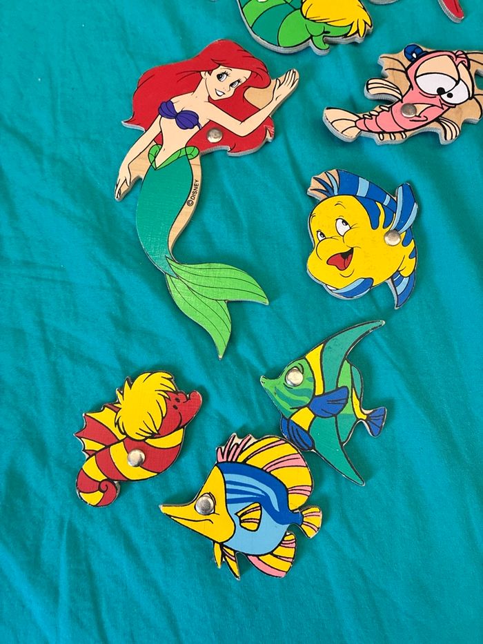 Jeu de pêche la petite sirène ariel vintage Disney - photo numéro 2